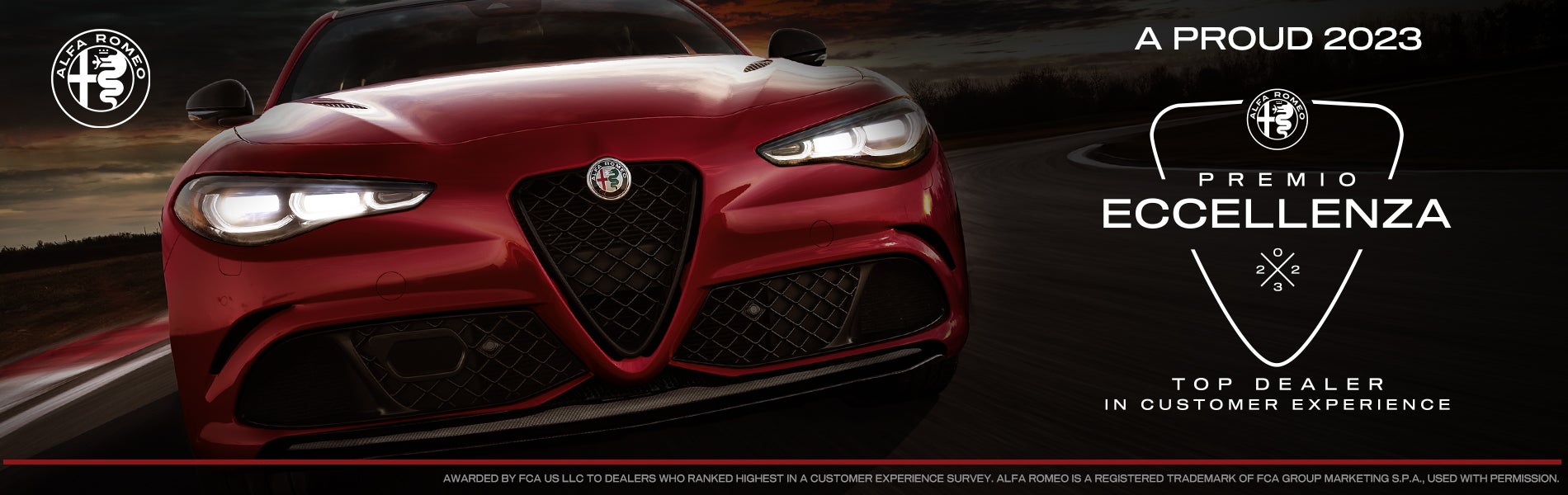 Top Dealer Award | Alfa Romeo of Glendale